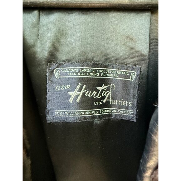 Vintage 60s ASTRAKHAN Fur Coat Persian Lamb BROADTAIL - Picture 4 of 16